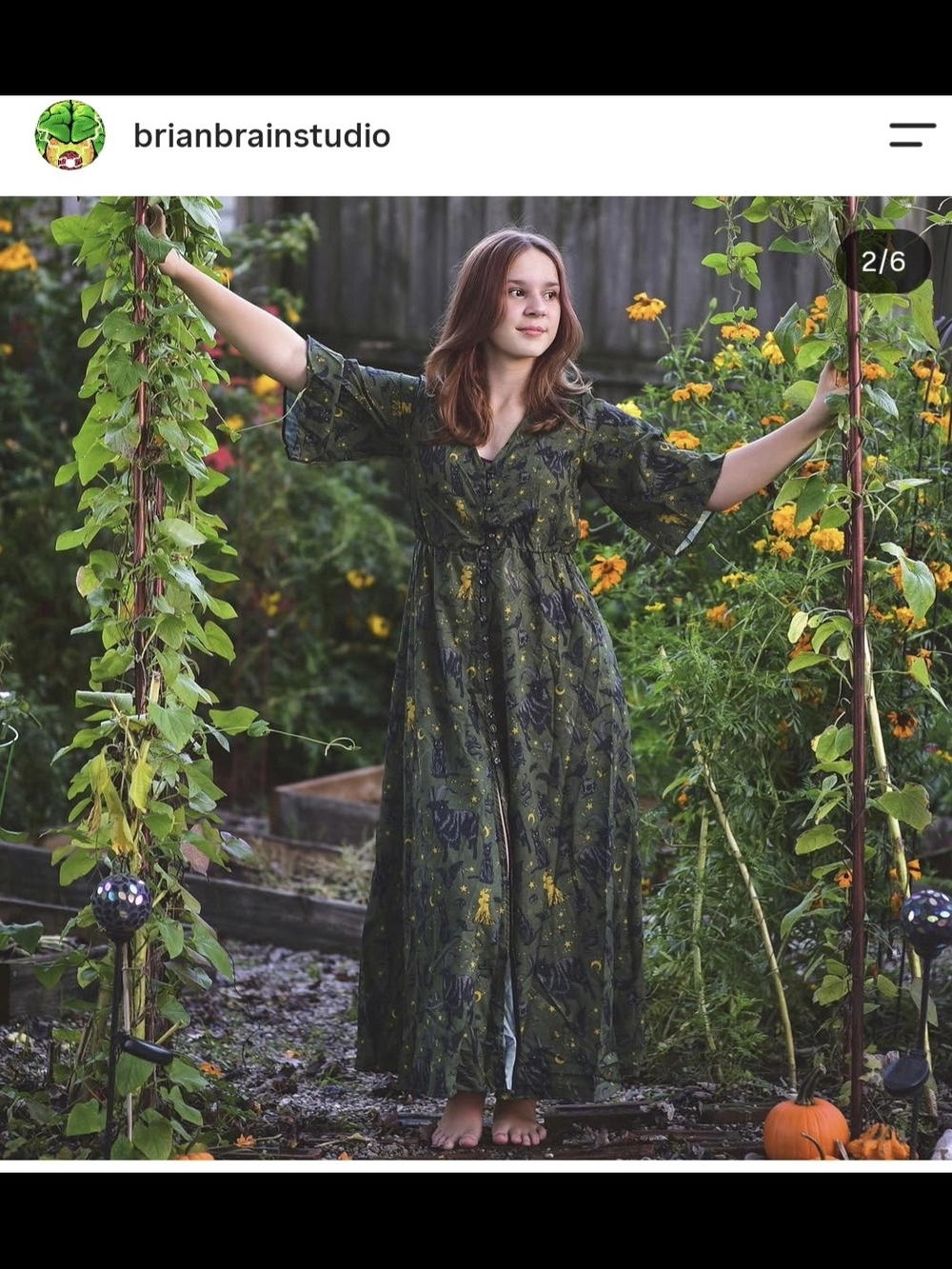 My Familiar Green Dress